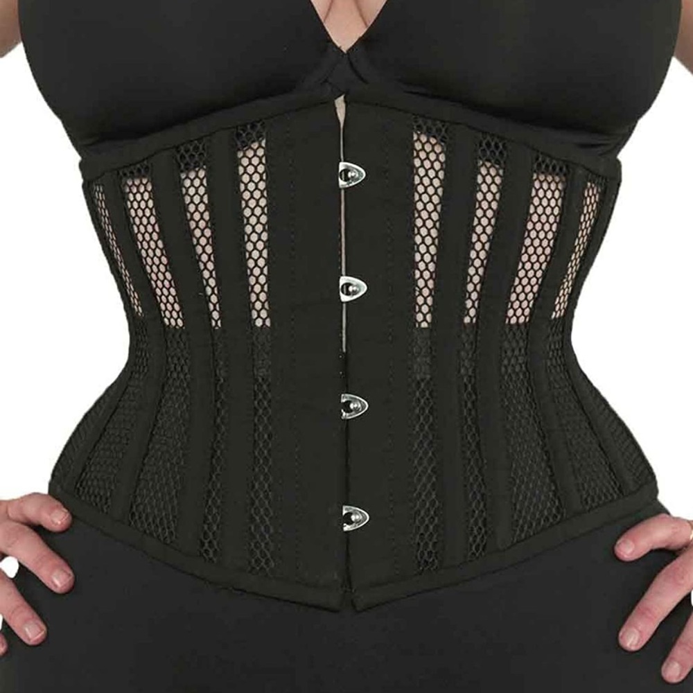 Orchard Corset Women's Mesh Underbust Original Steel Boned Waist Training Corset